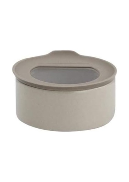 Fika One Seramik Saklama Kabı Gri 600 ml D-NEONE060-07