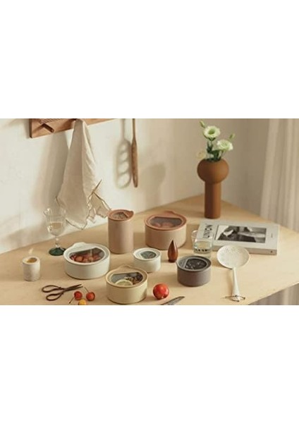 Fika One Seramik Saklama Kabı Gri 600 ml D-NEONE060-07 modelleri