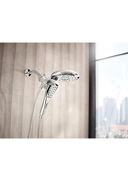 220C3 Verso Sekiz Fonksiyonlu 17,78 cm Çaplı Sprey Başlığı, El Duşu, Krom fiyatları