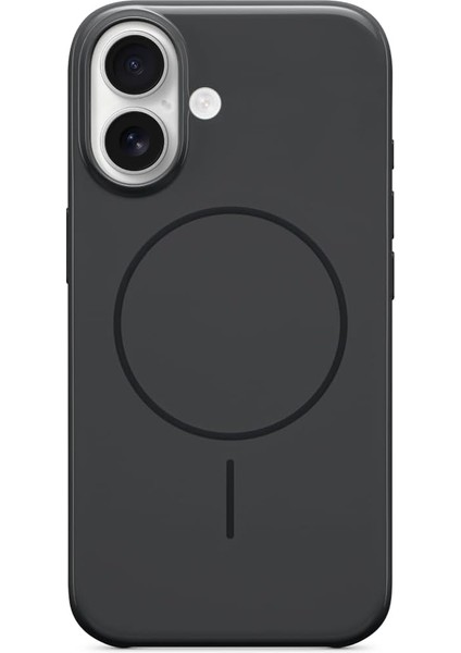 16 Kılıf - Magsafe, Çizilmeye Dayanıklı Koruyucu Kılıf, Ince Form, Mikrofiber Kaplama - Gece Siyahı