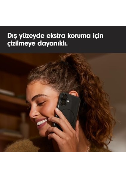16 Kılıf - Magsafe, Çizilmeye Dayanıklı Koruyucu Kılıf, Ince Form, Mikrofiber Kaplama - Gece Siyahı modelleri