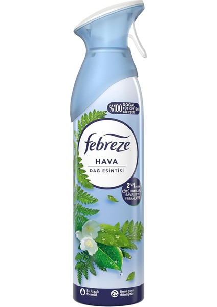 Hava Ferahlatıcı Sprey Oda Kokusu Dağ 185 ml