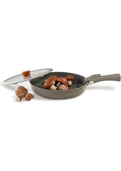 Midas Gri 9 Parça Ayrılabilen Saplı Iç Içe Geçebilen Tencere Tava Seti modelleri