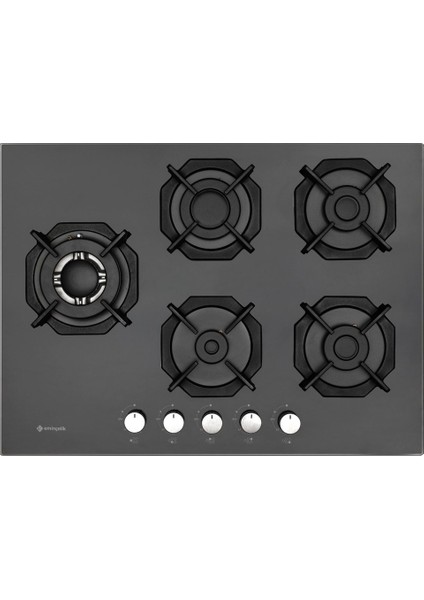 ve Afm Tech Markalı / Yandan 5 Gözlü 1'wok Siyah Ankastre Set ( 22 385 + FM7701 + FM3301 ) fiyatları