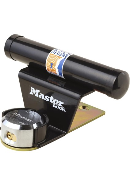 1488EURDAT Garaj Kapısı, Anahtar Kilitli, Siyah, 13 cm x 27 cm x 22,5 cm