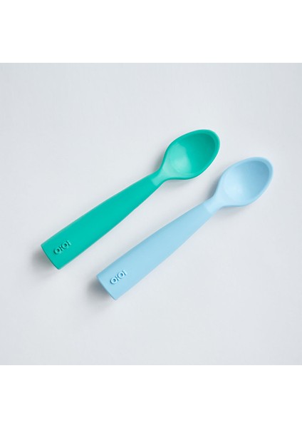 Nam Nam 2li Silikon Mama Kaşığı Mavi-Yeşil modelleri