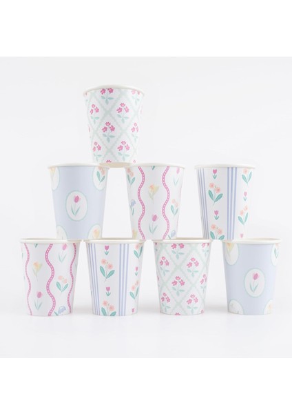 - Bloomsbury Çiçek Desenli - 8 Adet