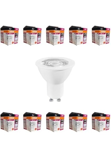 GU10 LED Ampul 4.5W 6500K Beyaz Işık – 350LM, 36° Işık Açısı, 10&apos;lu Ekonomik Paket, Enerji Sınıfı F – 15.000 Saat Ömür fiyatları