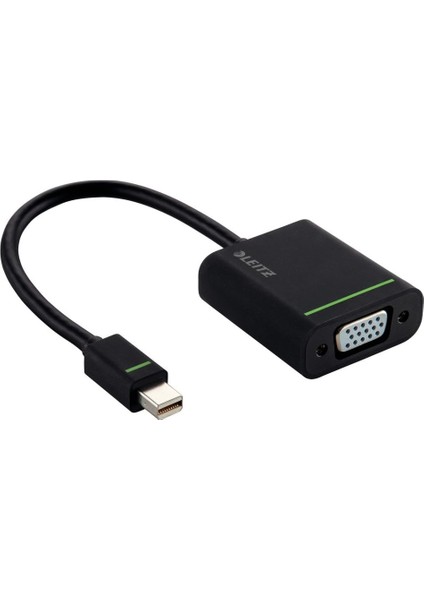 Mini Ekran Bağlantı Noktası VGA Adaptörü, 15 Cm, Siyah, 63090095