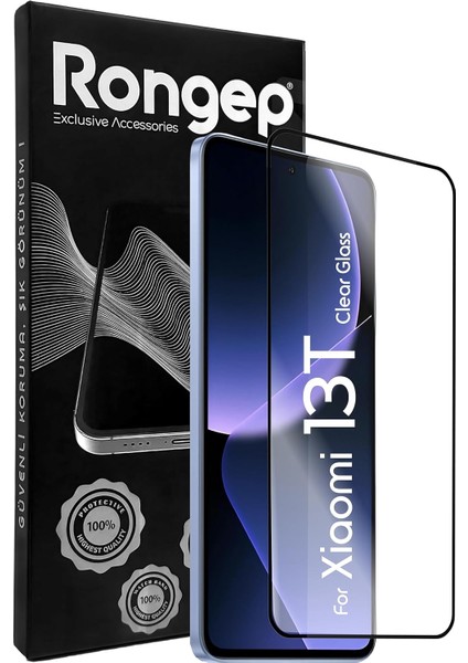 13T Için Ekran Koruyucu Anti-Static Temperli Cam 9h Sertliğinde Ekranı Kaplayan Görüntü Kalitesini ve Dokunmatiği Etkilemeyen Darbelere ve Çizilmeye Karşı Premium Koruma