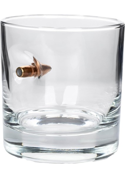 .308 Mermili Özel Hediyelik Viski Bardağı Kurşunlu 300CC