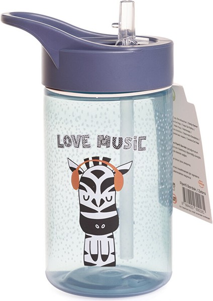 Zebra Desenli Pipetli Matara Suluk Pp 430 cc modelleri