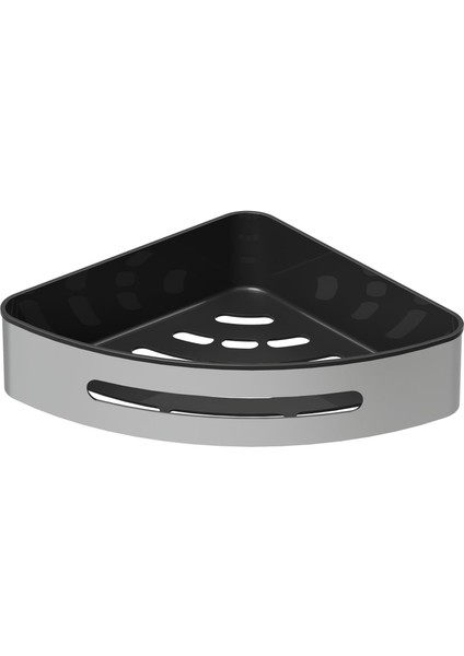 Bagno Smart Köşe Süngerlik 20X20 Cm, Parlak Krom