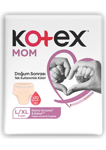 Mom Doğum Sonrası Emici Külot L/xl (8x6 ) 1 Adet