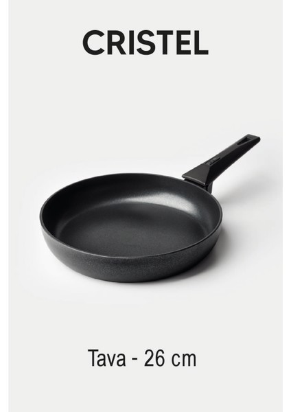 Cristel 26 cm Tava Siyah fiyatları