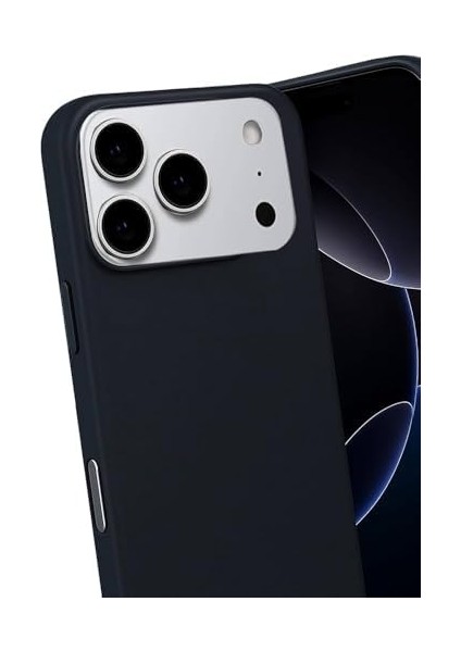 Ggm Aksesuar 17 Pro Max ile Uyumlu Içi Kadife Dışı Mat Yapıya Sahip Koruma Sağlayan Lansman Silikon Kılıf (Siyah) fiyatları