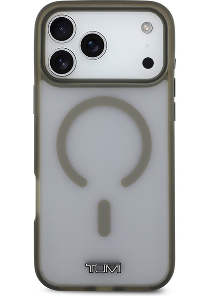 iPhone 17 Pro Max Uyumlu Kılıf Tumı Orjinal Lisanslı M-Safe Özellikli Buzlu Transparan Kapak Haki modelleri