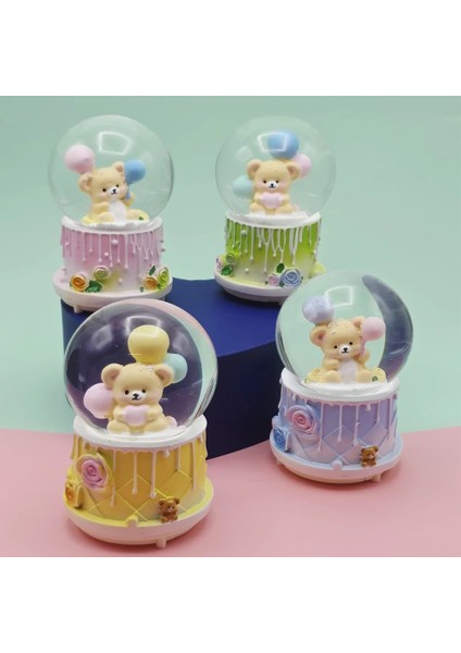 Orta Boy Sevimli Ayıcık Kar Küresi