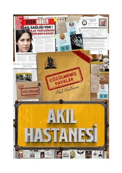 Davalar Dedektiflik Suç Çözümleme Oyunu Akıl Hastanesi Dosyası - Gizem Bulmaca Cinayet Çözme Kutu Oyunları - Katil Bulma Oyunu - Suçlu Kim, Cinayeti Çözebilir Misin? (Dava-6) fiyatları