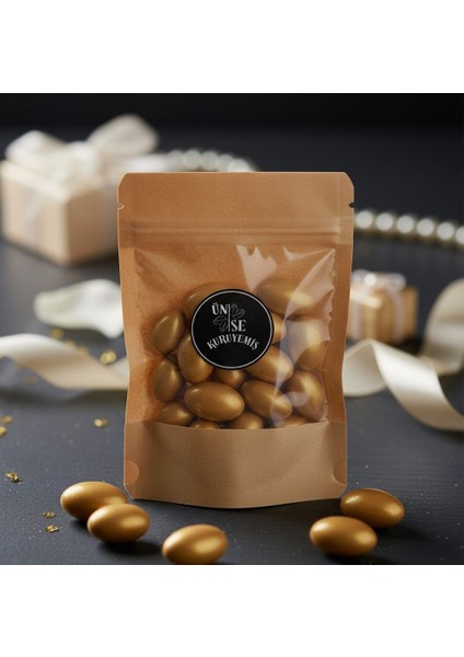 Gold "altın" Çikolatalı Badem Şekeri (200 Gr)
