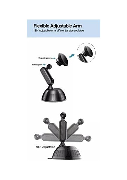 Privity Serisi Araç Içi Telefon Tutucu Magnet 360 Derece Telefon Tutucu HL-003 modelleri