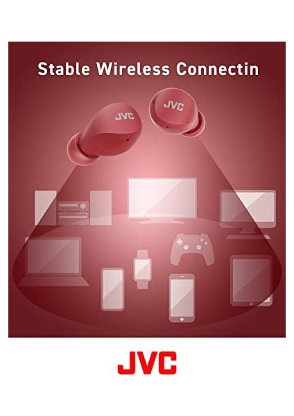 Jvc Gumy Mini Kablosuz Kulaklıklar - 3 Ses Modu, Su Direnci (Ipx4) ve 23H Pil ile Küçük ve Hafif Bluetooth (5.1) Kulaklıklar. Spor ve Ev Kulaklıkları - HA-Z66T-R fiyatları