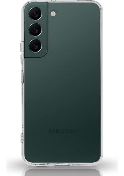 Kzy Iletişim Galaxy S22 Tıpalı Kamera Korumalı Şeffaf Premier Kılıf