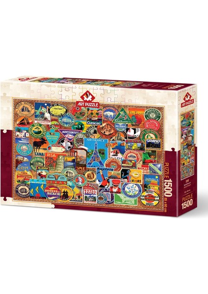Puzzle Dünya Gezgini 1500 Parça Puzzle