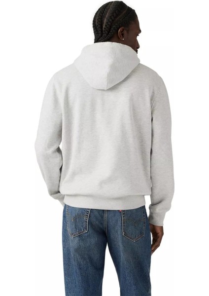 Levis Erkek Baskılı Kapüşonlu Gri Sweatshirt - 38424-0154 modelleri