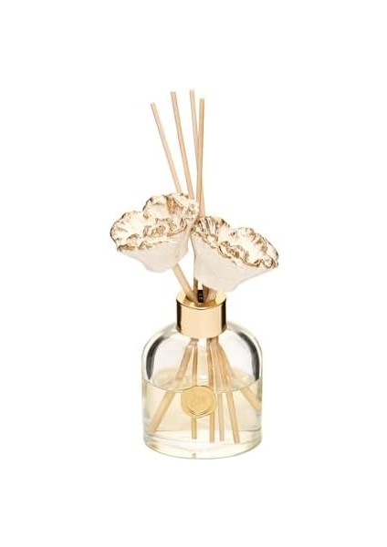 ml Cam Şişe Seramik Çiçek Taşlı Bambu Çubuklu Oda Kokusu fiyatları