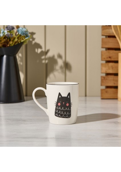 Kitchen Cutie Cat Desenli Kupa - Renkli - 290 ml
