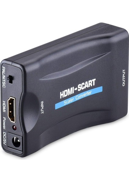 4363 HDMI To Scart Av Video Çevirici Skart Dönüştürücü Adaptör