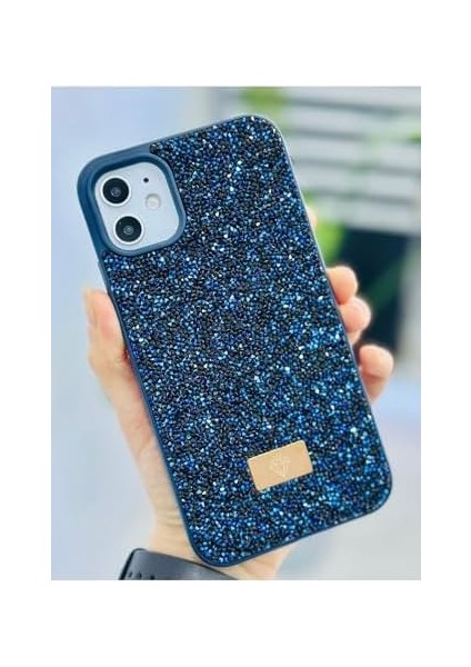 Aksesuar 11 ile Uyumlu Tasarımlı Taşlı Işıltılı Parlak Pırlanta Silikon Kılıf modelleri
