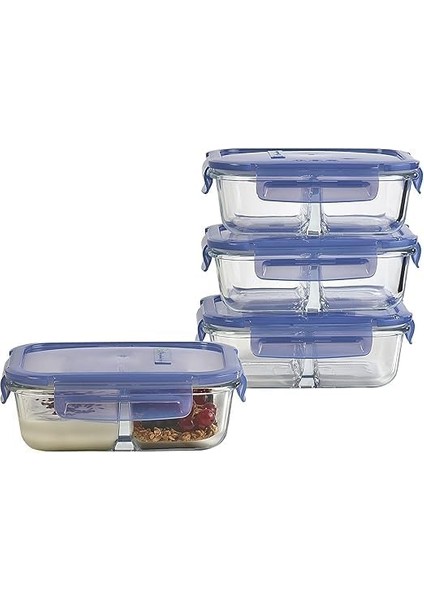 & Tekli Saklama Kabı Damla Logo Kapak Plastik Gri Kapaklı 630 cc