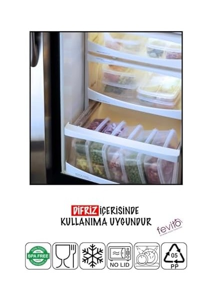 Mikrodalga ve Difrizde Kullanılabilen Saklama Kabı Seti 9&apos;lu S-400 fiyatları