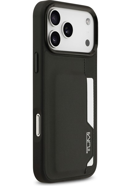 iPhone 17 Pro Max Uyumlu Kılıf Tumı Orjinal Lisanslı Deri Dikey Kartlıklı Kapak Siyah fırsatları