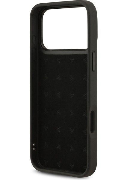 iPhone 17 Pro Max Uyumlu Kılıf Tumı Orjinal Lisanslı Deri Dikey Kartlıklı Kapak Siyah