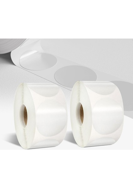 Şeffaf Paketleme Etiketi - Yuvarlak Paketleme Etiketleri - 3 cm Çapında - Şeffaf Mühür Etiketleri - Küçük Işletmeler Için Hediye Paketleri, Zarflar (2000 Adet)