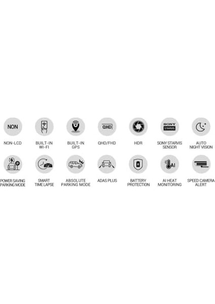 GX400 Qhd 2k Wi-Fi Türkçe 2 Kameralı Araç Kamerası fiyatları