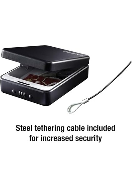 P005C Taşınabilir Kasa, 0,05 Kübik Ayak, Siyah modelleri