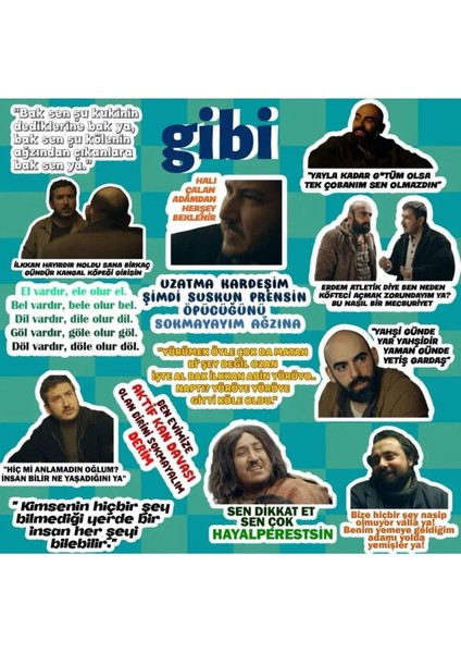 Major Selection Gibi Seti -2 | Laptop Telefon Etiket