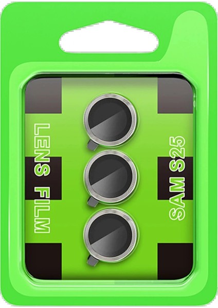 S25 Raze Metal Kamera Lens - Lacivert-Mavi