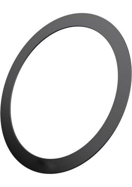 Power Metal Halka Yüzük Ring 8 ve Üstü Model ile Uyumlu Siyah Lvrng