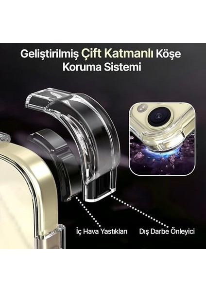 13-14 Için Magshield Serisi Magsafe ile Uyumlu Köşe Korumalı Şeffaf Hybrid Kılıf Ultra Güçlü Manyetik Çember ve Kristal Berraklığında Materyal Premium Kalite Kılıf (13-14) fiyatları