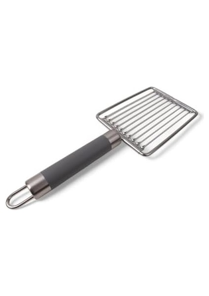 Paslanmaz Çelik Silikon Saplı Testere Ağızlı Dilimleyici - Sebze ve Meyve Şekillendirici, Ergonomik, Bulaşık Makinesinde Yıkanabilir Mutfak Dilimleyici fiyatları