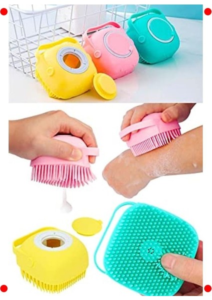 Hazneli Çok Amaçlı Yumuşak Silikon Banyo Lifi fiyatları