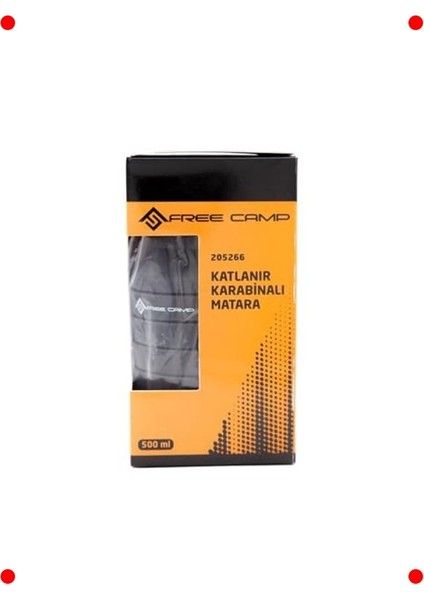 Katlanır Karabinalı Su Matarası modelleri