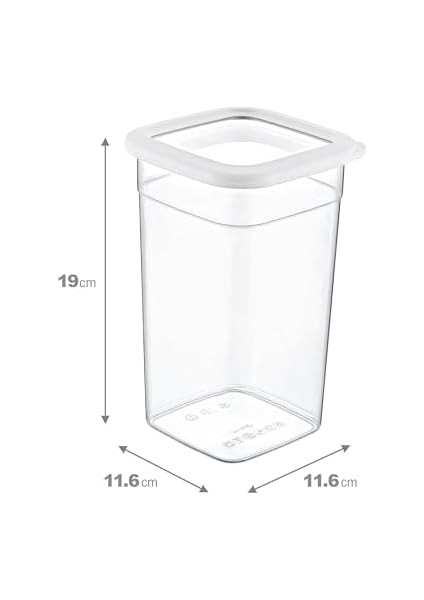 24&apos;lü Set Skali Kare Saklama Kabı Beyaz 1440 ml fiyatları