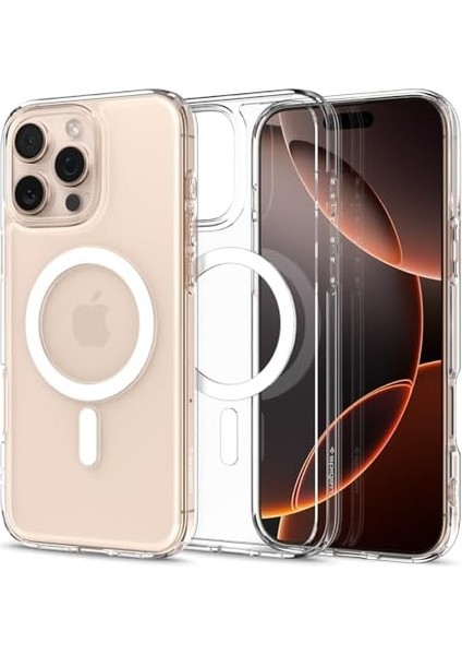 16 Pro ile Uyumlu Ince Magsafe Kılıf Ultra Hybrid Sararma Karşıtı Duraclear Hava Kanalı Teknolojisi Askeri Sınıf Koruma Magfit Şeffaf Kapak - ACS08129 fiyatları