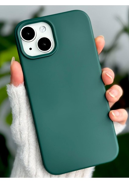 Go Aksesuar 13-14 - 15 ile Uyumlu Içi Kadife Leke Tutmaz Sıvı Silikon Lansman Kılıf